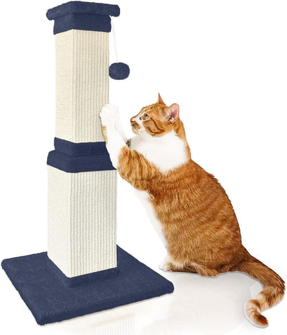 AGYM Cat Scratching Post, 32 Inch Cat Scratch Post for Cats and Kittens, Protect Your Furniture and