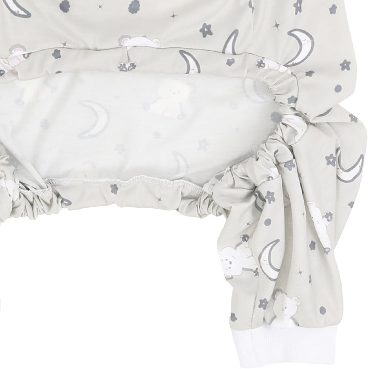 HDE Dog Pajamas One Piece Jammies Jumpsuit Pet Clothes Outfit Stretchy Lightweight Comfy Shirt Pjs