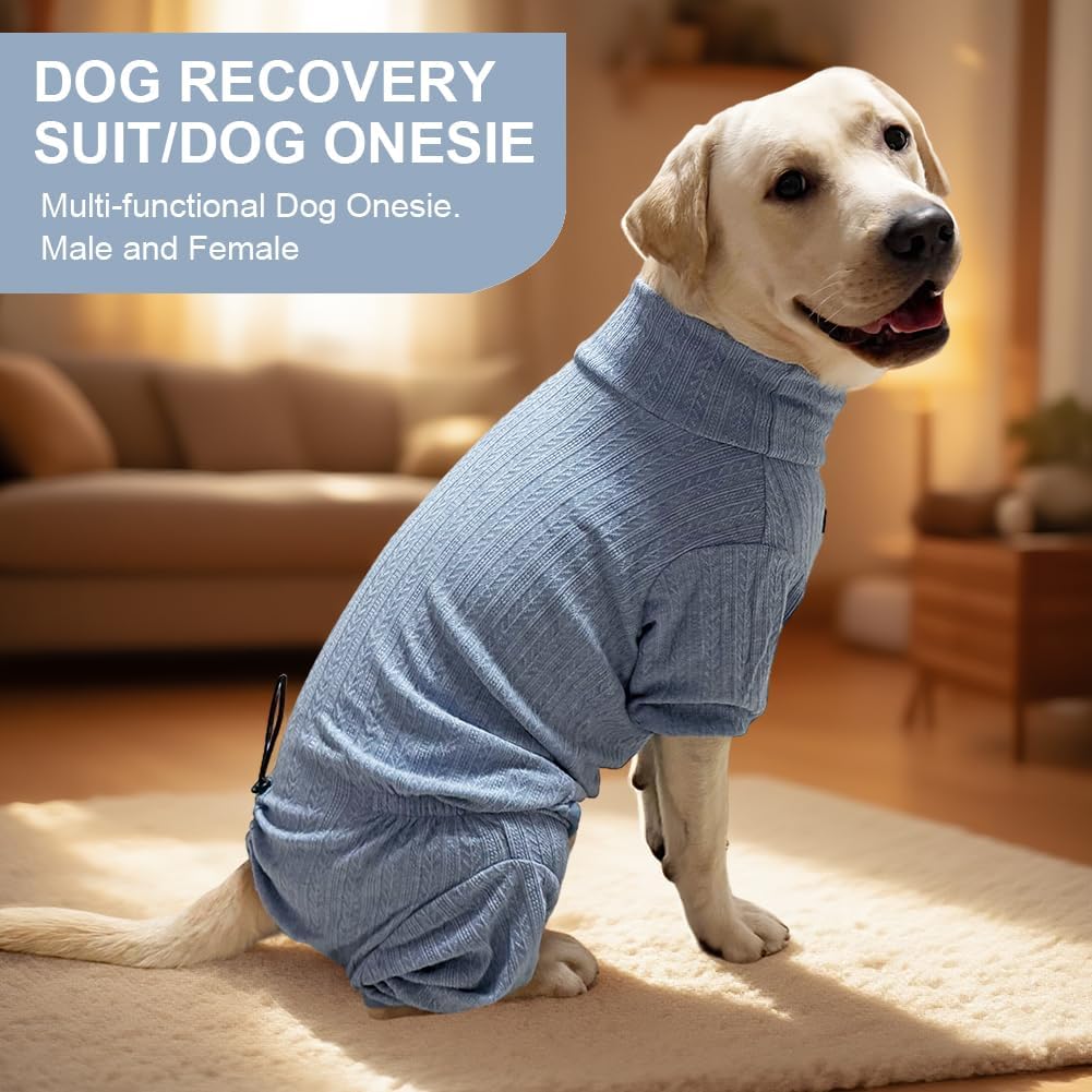 Dog Pyjamas PJS Sweater Clothes and Home Clothing Suitable for Medium to Large Breeds of Dogs, Dog