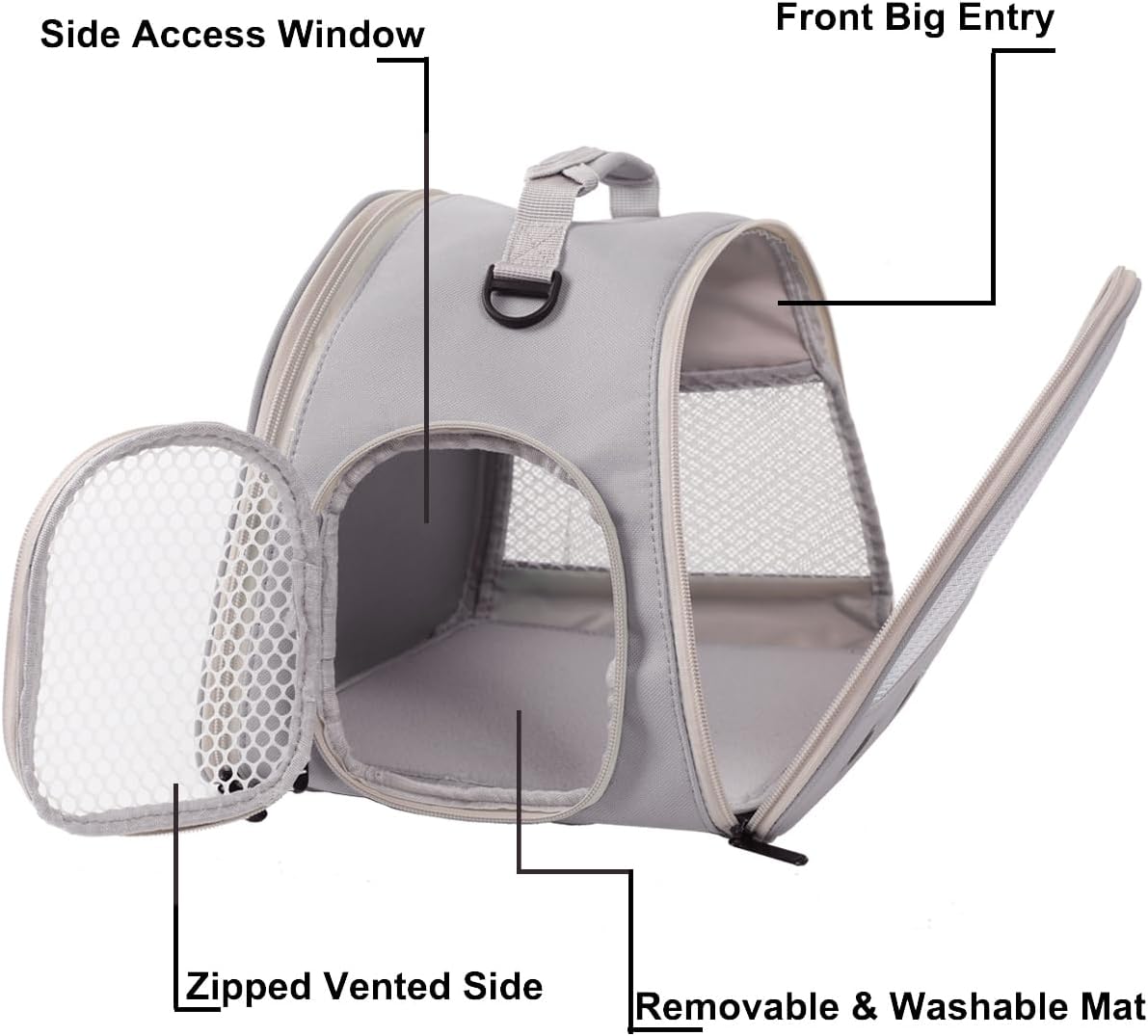 Ventilation Lizard Carrier for Bearded Dragon,Guinea Pig Carrier,Guinea Pig Carrier for 2,Reptile