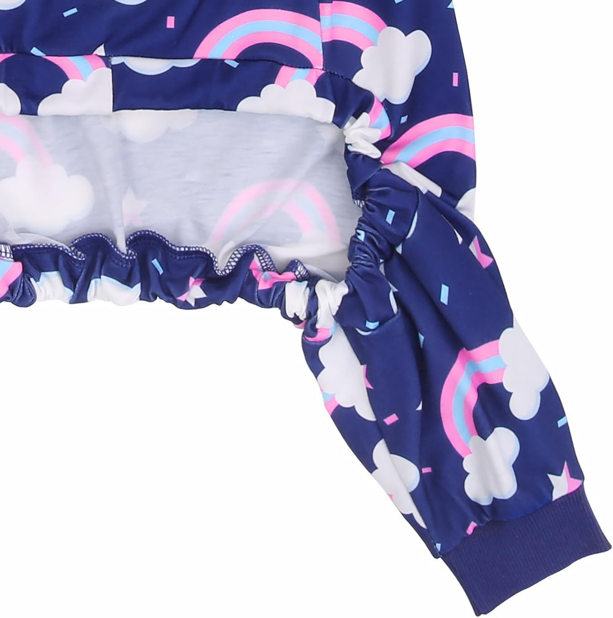 HDE Dog Pajamas One Piece Jammies Jumpsuit Pet Clothes Outfit Stretchy Lightweight Comfy Shirt Pjs