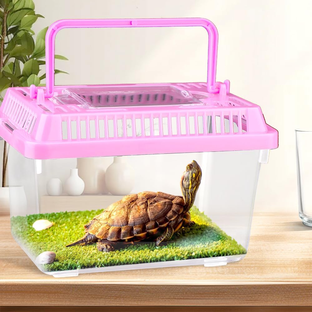 20 Pack Small Plastic Reptile Carrier Tarantula Enclosure Snake Breeding Box Hatching Container for