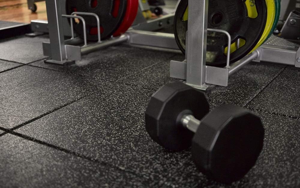 American Floor Mats - Extreme Rubber Gym Tiles - 1 Inch Thick Colorful Rubber Mats - Superior Shock
