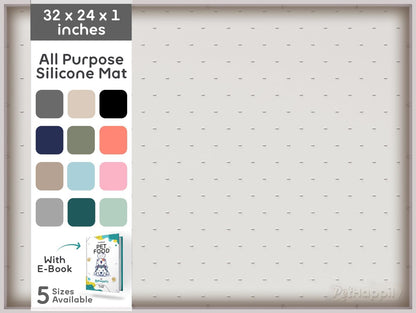 32x24x1” XL Dog Food Mat - All Purpose Under Sink Liner, Washer and Dryer Covers for The Top