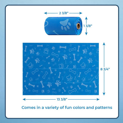 Best Pet Supplies Dog Poop Bags (150 Bags) for Waste Refuse Cleanup, Doggy Roll Replacements for