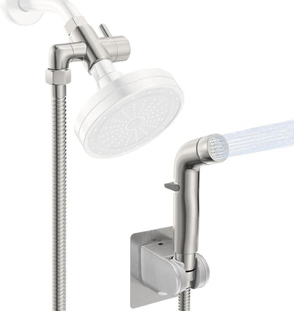 Dog Shower Attachment Metal, YDmeet Pet Shower Attachment for Fast and Clean Pet Bathing and Dog