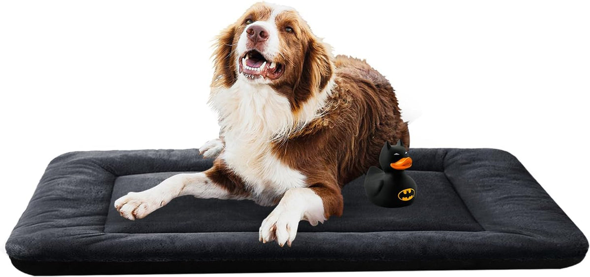 Dog Beds Crate Pad for Extra Large Dogs Ultra Soft Dog Crate Bed Washable & Anti-Slip Kennel Pad