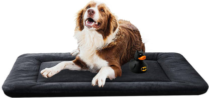 Dog Beds Crate Pad for Extra Large Dogs Ultra Soft Dog Crate Bed Washable & Anti-Slip Kennel Pad