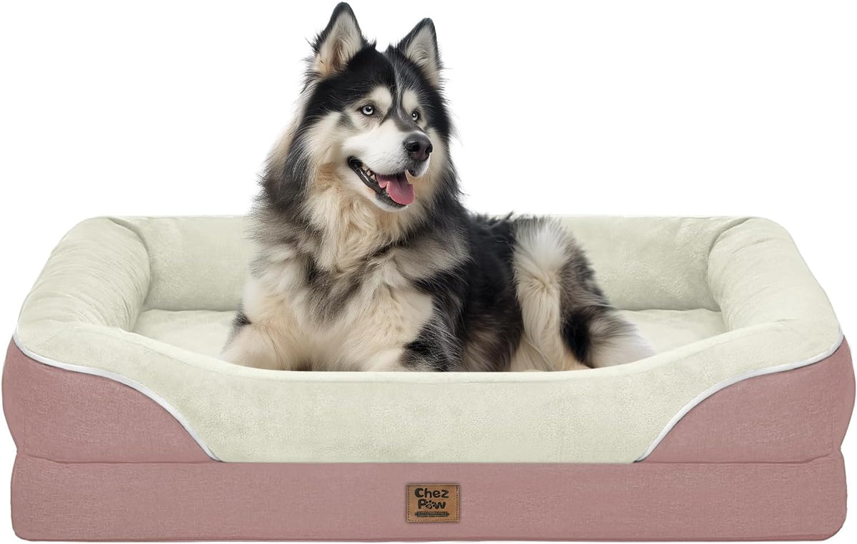 Orthopedic Washable Large Dog Bed - Dog Beds Large Sized Dogs with Removable Cover Waterproof