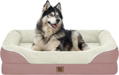 Orthopedic Washable Large Dog Bed - Dog Beds Large Sized Dogs with Removable Cover Waterproof