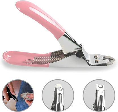 Dog Cat Pets Nail Clippers, Professional Pets Claw Trimmer with Free Nail File, Sharp Stainless