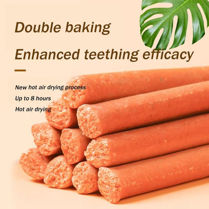 400g 5 Guinea Pig Toys Apple Sticks, Tissimo Grass Sticks, Sweet Bamboo, Papaya Stems, Carrot