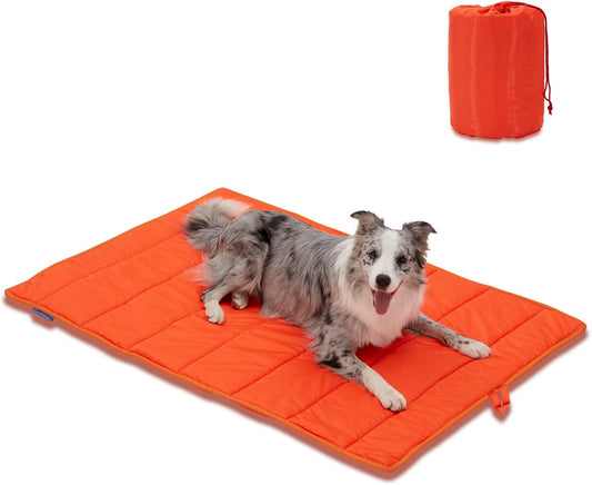 BDEUS 43x25In Large Size Outdoor Dog Bed, Waterproof & Portable Camping Travel Pet Mat, Easy to