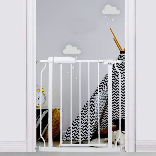 Narrow Baby Gate 24.02-29.13 Inch Wide Stairs Tension Pet Dog Gates Indoor for Doorways No Drilling