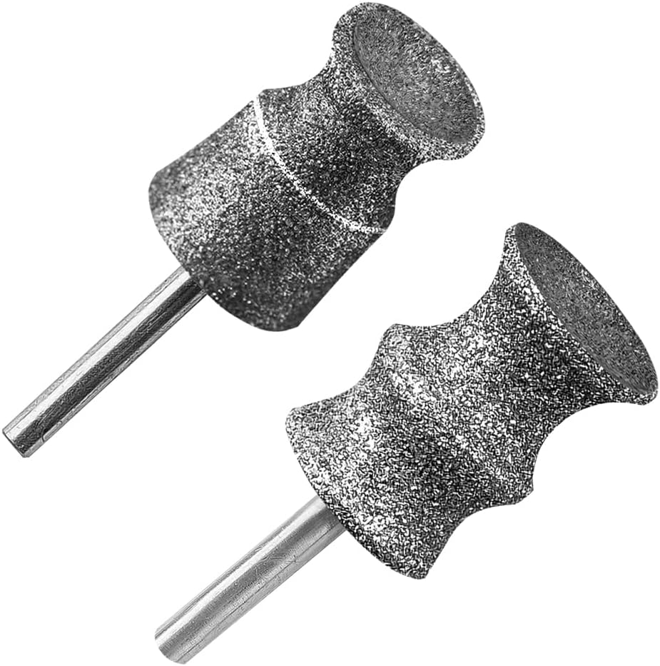 Diamond Dog Nail Grinder Bits for Rotary Tool,1/8" Nail Grinder Attachment for Dremel Grinder