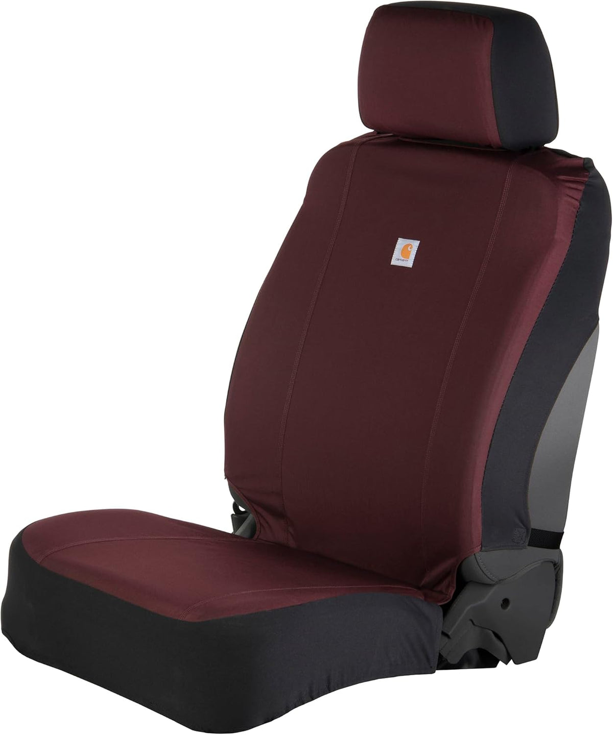 Carhartt Universal Nylon Duck Canvas Fitted Bucket Seat Cover, Durable Seat Protection with Rain