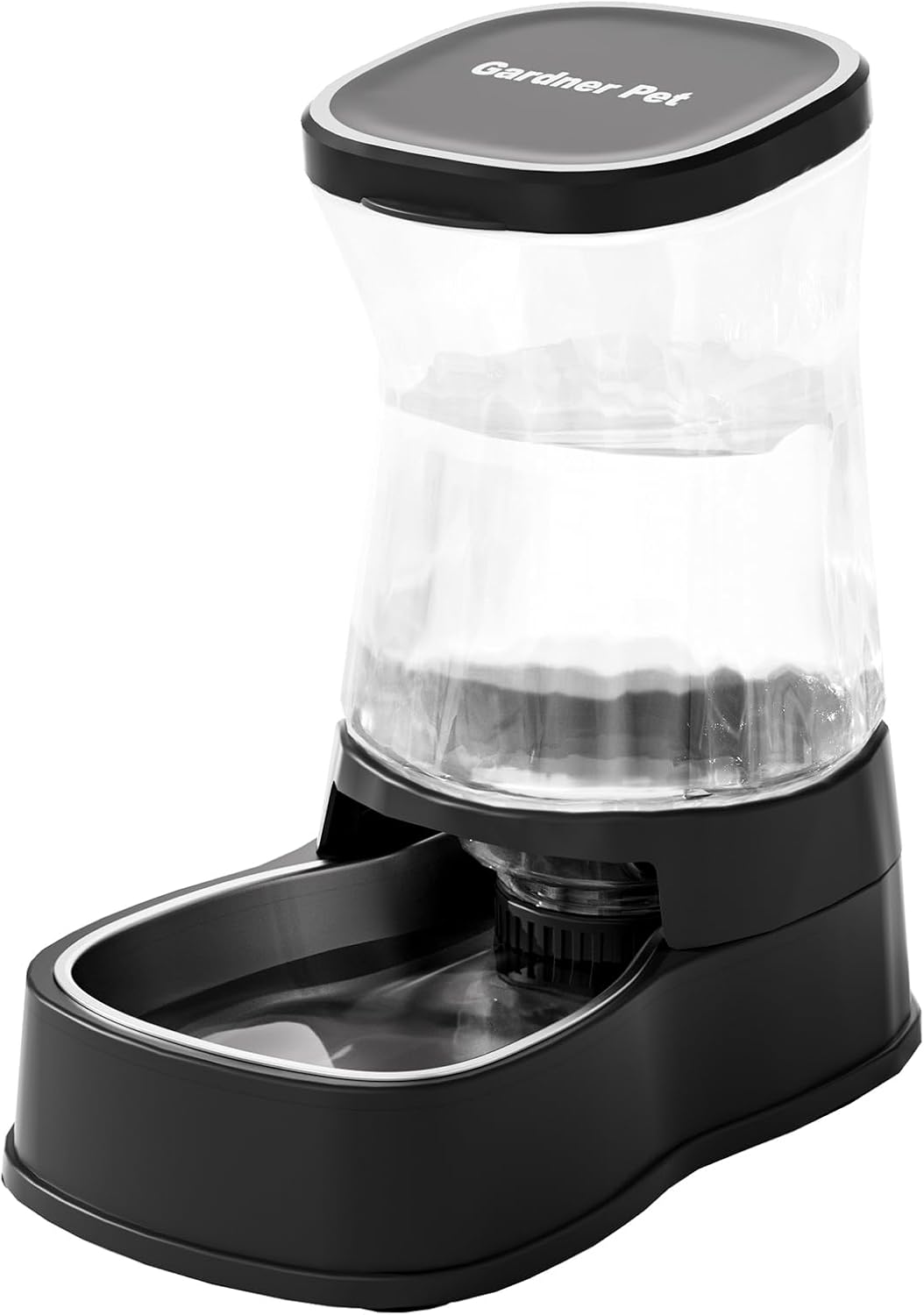 Automatic Gravity Water Dispenser for Dogs, 1Gallon Stainless Steel Dog and Cat Water Bowl