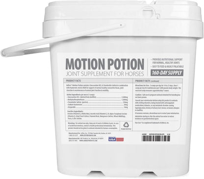 Jeffers Motion Potion Pellets Joint Supplement for Horses, 10 lb- Glucosamine, MSM, Chondroitin