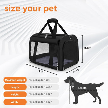 TWDEPART Cat Carrier Backpack - Multifunctional, Firm & Foldable with Roll-Up Shade, Breathable