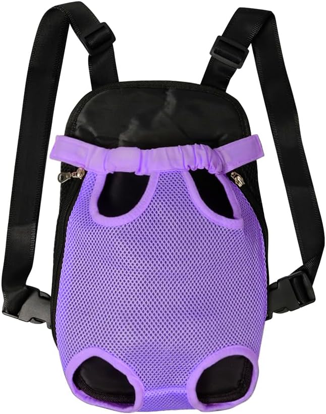 FEimaX Dog Carrier Backpack Pet Legs Out Front Cat Travel Bag, Adjustable Puppy Backpacks Carriers