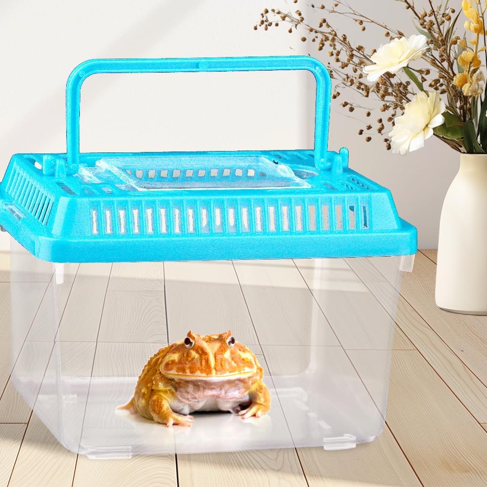 20 Pack Small Plastic Reptile Carrier Tarantula Enclosure Snake Breeding Box Hatching Container for