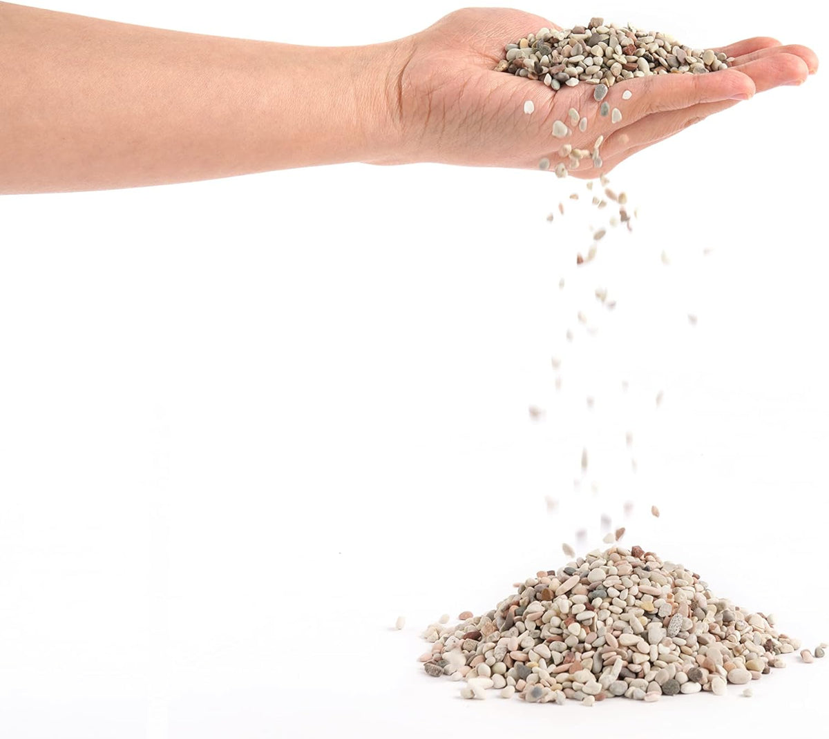 LANDEN Betanu Aquascape Sand for Aquarium Landscape, Natural Cosmetic Gravel, Granite Sand, Fish