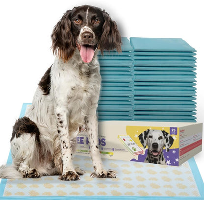 PETSWORLD Giant Dog Potty Pads, Odor-Eliminating, 36" x 36", Ultra Absorbent 5-Layer Leak-Proof