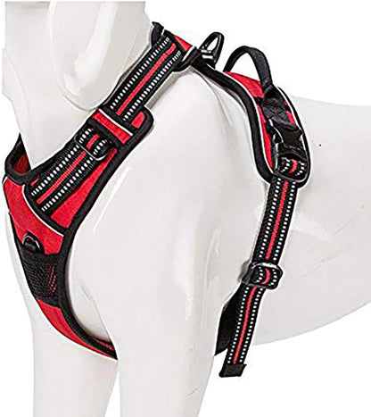 TRUE LOVE Adjustable No-Pull Dog Harness Reflective Pup Vest Harnesses Comfortable Control