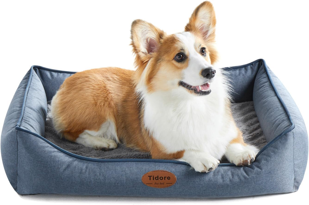 Orthopedic Dog Beds for Medium Dogs, Durable Egg Crate Foam Sofa Dog Bed wit Washable Removable