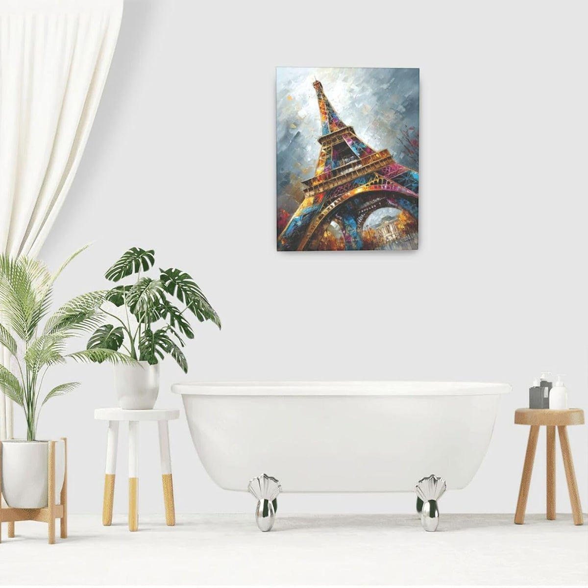 Paris Eiffel Tower Wall Art Paris Architecture Canvas Wall Decor Europe City Eiffel Tower Pictures