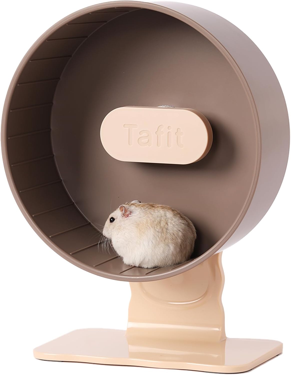 Silent Hamster Wheel 8.7 Inch Dual-Bearings Small Animals Quiet Running Exercise Wheels, Height