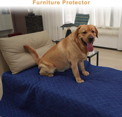 2Pack Pee Pads for Dogs Washable 53”x53”, Extra Large Puppy Pads Waterproof, Super Absorption, Anti