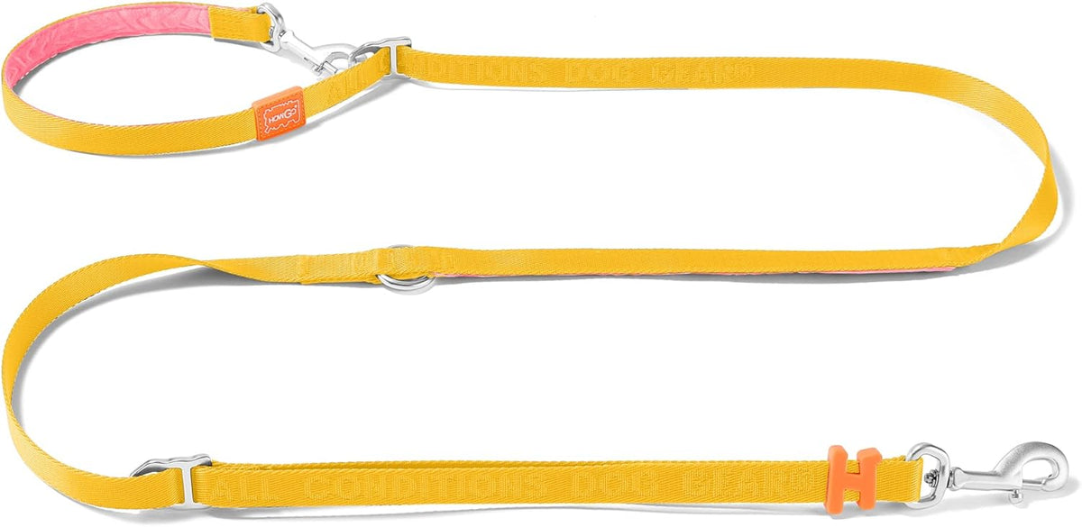 HOWGO 8-in-1 Multifunctional Hands Free Dog Training Leash with Padded Handle, 8.5 FT Nylon