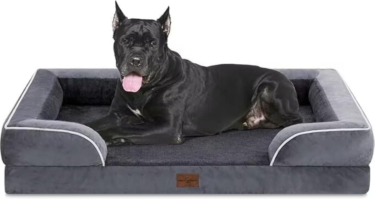Comfort Expression Waterproof Orthopedic Foam Dog Beds, XXL Orthopedic Dog Beds for Extra Large