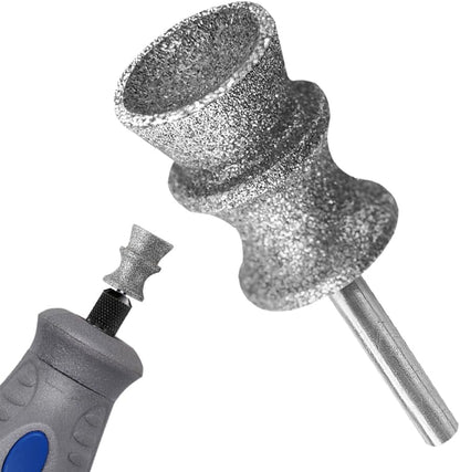 Diamond Dremel Dog Nail Grinder Attachment,1/8'' Pet Nail Grinder Wheel for Dremel Dog Nail