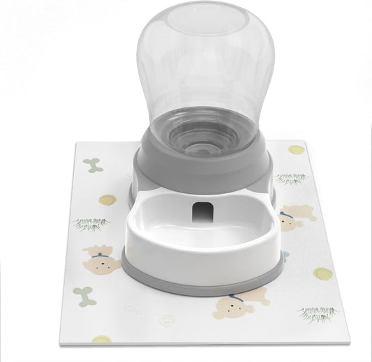 1 Gallon Automatic Dog Water Bowl Dispenser - Staltwo Premium Pet Water Dispenser with Non-Slip
