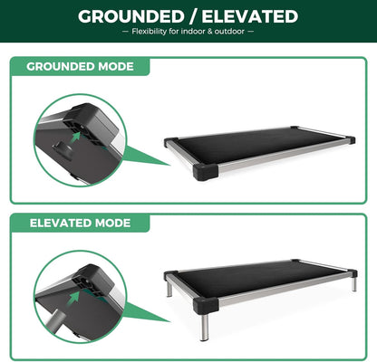 FXW TitanNest Chew-Proof Elevated Dog Bed, Raised Cot for Indoor/Outdoor/Camping Use, Durable &
