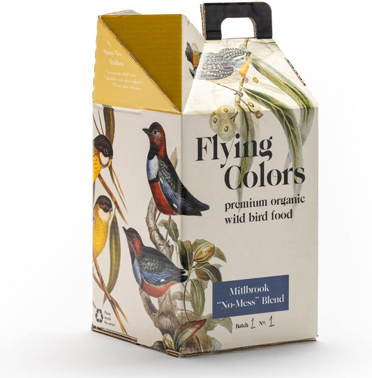 Flying Colors Premium Organic Wild Bird Seed | Millbrook No Mess Bird Seed for Outside Feeders |