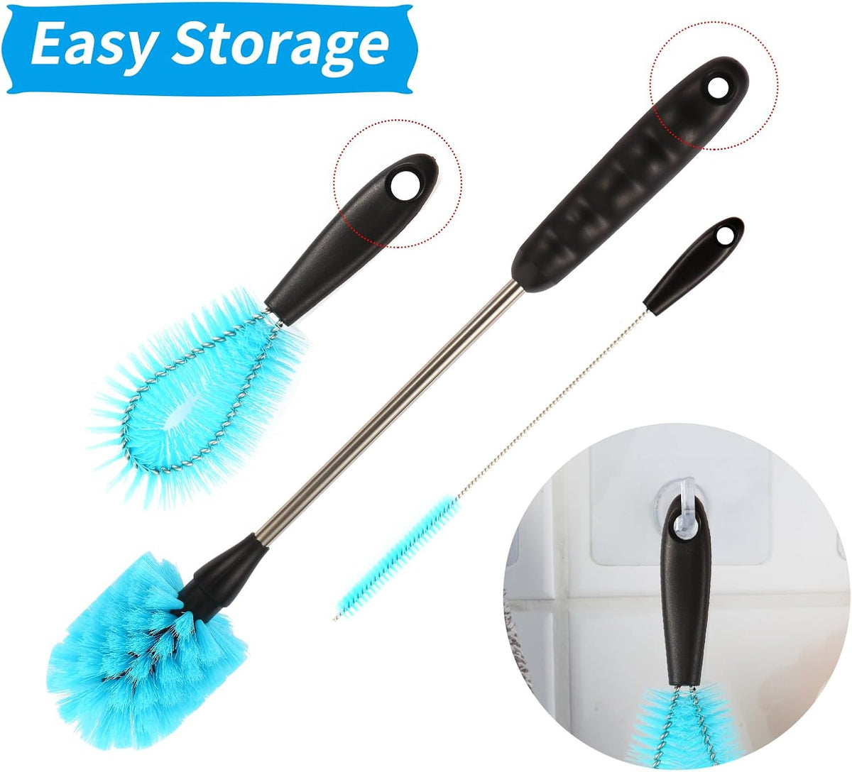11 in 1 Fish Tank Aquarium Cleaning Brush Kit,Aquarium brushSutiable for Acrylic Fish Tank, and