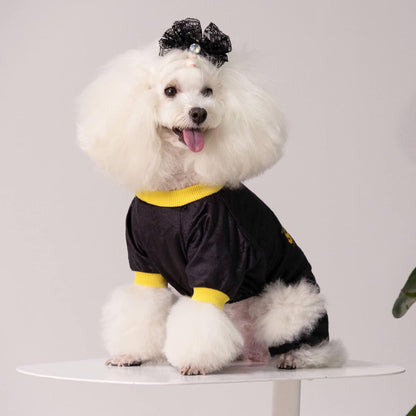 CuteBone Dog Halloween Pajamas Puppy Onesies Small Dogs Soft Pjs Coat Cat Apparel Comfy Pet