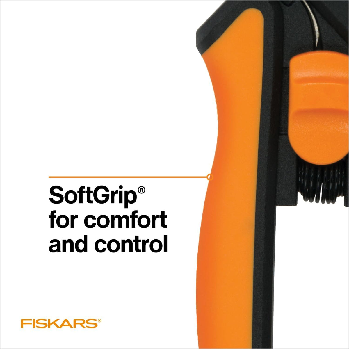 Fiskars Micro-Tip Pruning Snips - 6" Garden Shears with Sheath and Comfort Grip - Sharp Steel