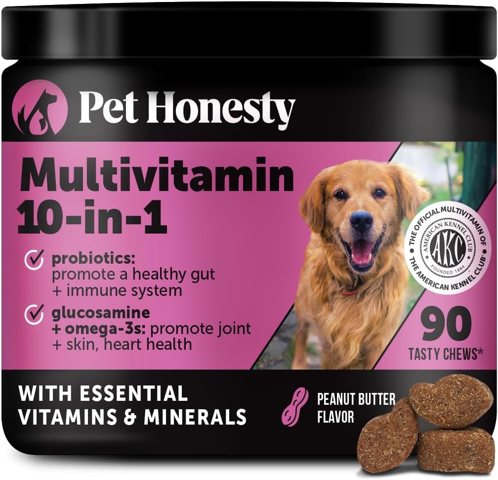 Multivitamin Dog Supplement, Glucosamine chondroitin for Dogs, Probiotics, Omega Fish Oil, Dog