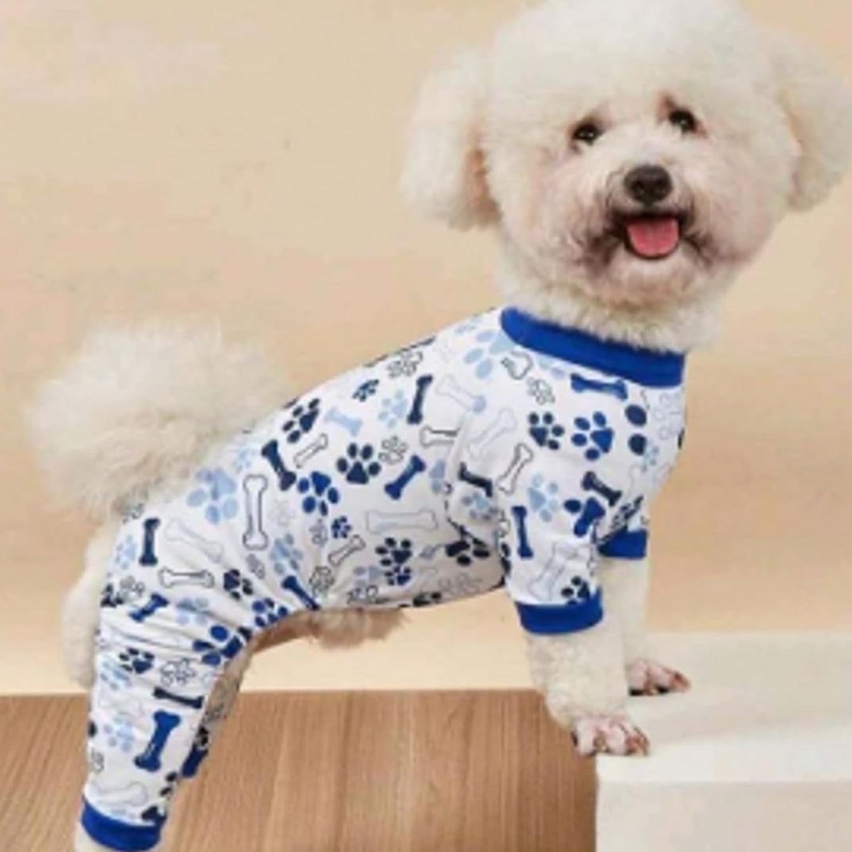 Vet-Approved Dog Onesie Pajamas for Small Dog Clothes - Lightweight Soft Stretchy Puppy Outfit