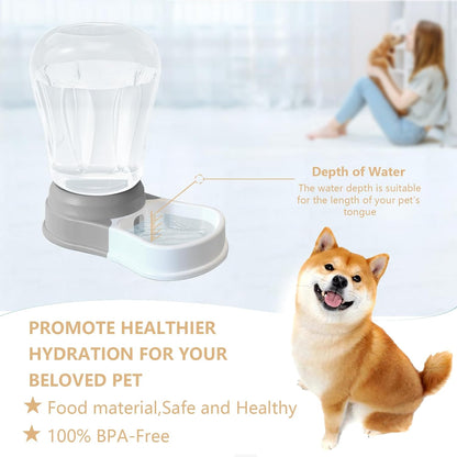 1.58 Gallon Automatic Dog Water Bowl Dispenser, Large Capacity Water Feeder for Cats and Dogs