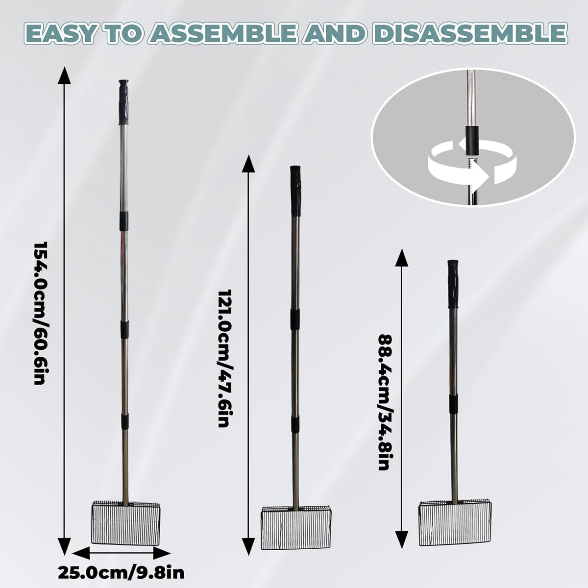 Chicken Coop Accessories, Metal Chicken Coop Pooper Scooper, Chicken Poop Scooper, Metal Litter