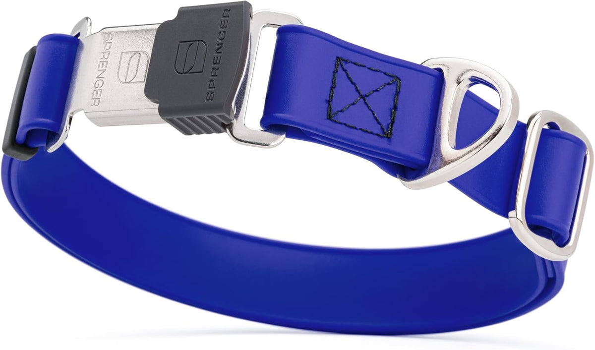 Dogline Biothane Waterproof Dog Collar with Herm Sprenger Stainless Steel Quick Release Buckle