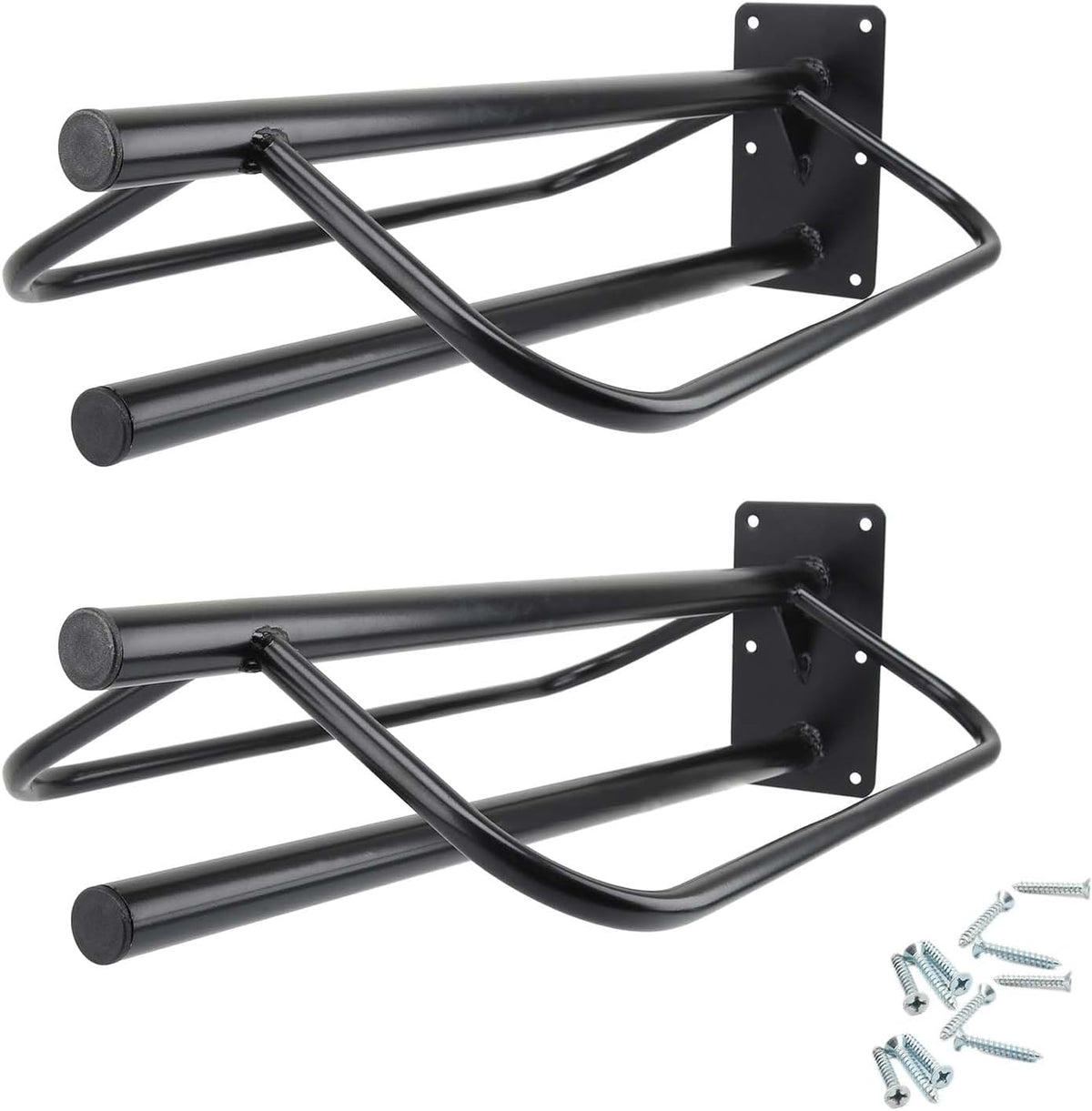 2 Pack Saddle Rack with Pad Bar,Heavy Duty Wall Mounted Saddle Stand Saddle Pad Rack for English