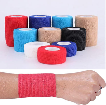 6 Pack 3" x 5 Yards Self Adhesive Bandage Wrap Breathable Cohesive Vet Wrap for Pets, Elastic