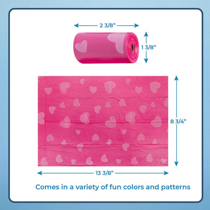 Best Pet Supplies Dog Poop Bags (240 Bags) for Waste Refuse Cleanup, Doggy Roll Replacements for