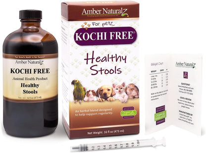 Amber NaturalZ Kochi Free Herbal Supplement for Dogs, Cats, Birds, Rabbits, and Guinea Pigs |
